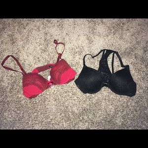 Laced up bras from Victoria's Secret